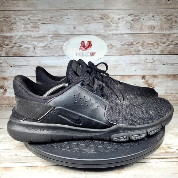 Nike Flex Control TR3 Men's Size 13 Triple Black Athletic Low Top Shoes - Picture 1 of 15
